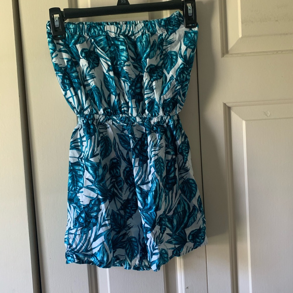 Flowered romper